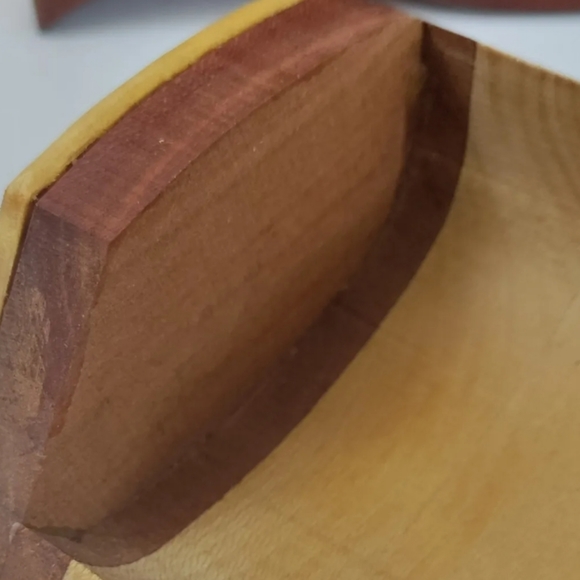 Handcrafted Walnut & Birch Wooden Bandsaw Keepsake Jewelry Box - Picture 11 of 12